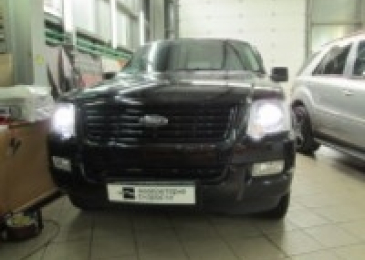 Чип-тюнинг под ГБО для Ford Explorer 4.6 AT 296hp 2006 года выпуска