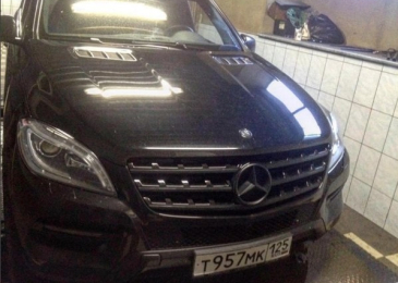 Чип-тюнинг Mercedes ML300 3.5 249hp 2015 года выпуска