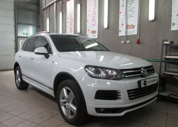 Чип-тюнинг с отключением клапана EGR на VW Touareg 3.0TDi AT 245hp 2012 года выпуска