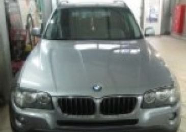 Чип-тюнинг с отключением и удалением сажевого фильтра на BMW X3 кузов E83 2,0d 150hp 2007 год выпуска